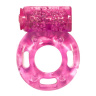 Розовое эрекционное кольцо с вибрацией Rings Axle-pin купить в секс шопе