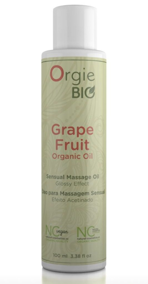 Органическое масло для массажа ORGIE Bio Grapefruit с ароматом грейпфрута - 100 мл. купить в секс шопе