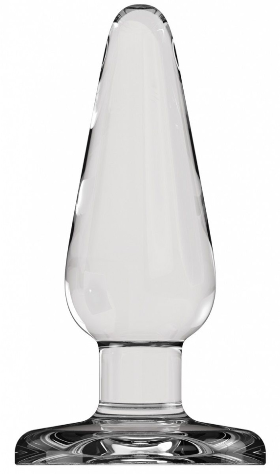 Анальный стимулятор Bottom Line 6  Model 1 Glass - 15,5 см. купить в секс шопе