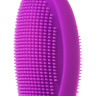 Фиолетовый вибратор с ресничками JOS DESI - 18,5 см. купить в секс шопе