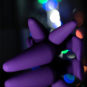 Набор из 3 фиолетовых анальных втулок A-toys купить в секс шопе