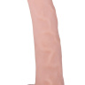 Телесный фаллоимитатор на присоске из неоскин - 19,5 см. купить в секс шопе