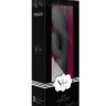 Чёрный вибратор с клиторальной стимуляцией Cecilia - 18,7 см. купить в секс шопе