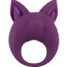 Фиолетовое перезаряжаемое эрекционное кольцо Kitten Kiki купить в секс шопе