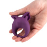 Фиолетовое перезаряжаемое эрекционное кольцо Kitten Kiki купить в секс шопе