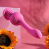 Розовый вибромассажер Gyro Vibe для зоны G - 24 см. купить в секс шопе