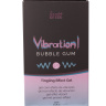 Жидкий интимный гель с эффектом вибрации Vibration! Bubble Gum - 15 мл. купить в секс шопе