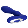 Синий анальный вибратор Eclipse Pleasure Probe - 13,25 см. купить в секс шопе