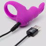 Фиолетовое эрекционное виброкольцо Happy Rabbit Cock Ring Kit купить в секс шопе