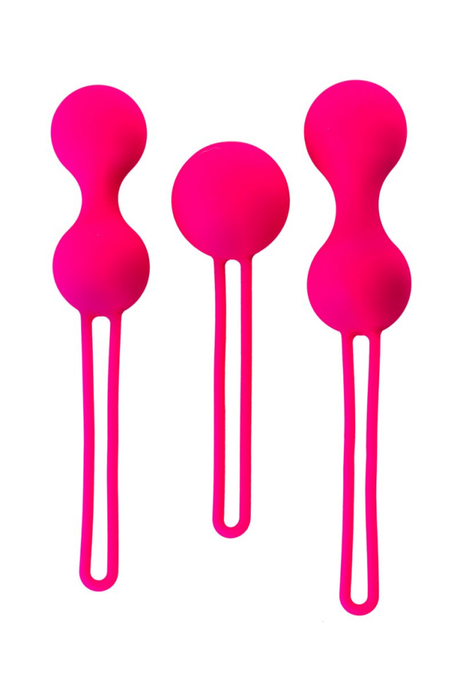 Набор вагинальных шариков различной формы и размера купить в секс шопе