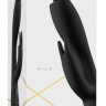 Черный вибромассажер-кролик Nilo - 22 см. купить в секс шопе