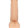Упругая гелевая насадка-фаллос для трусиков с плугом - 16,5 см. купить в секс шопе