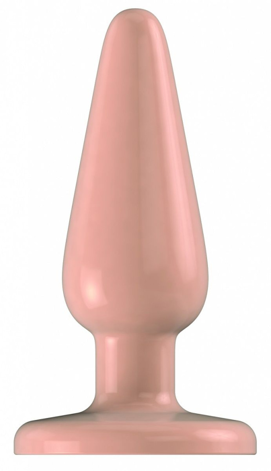Телесный анальный стимулятор Bottom Line 6  Model 1 Rubber Flesh - 15,5 см. купить в секс шопе
