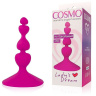 Ярко-розовый анальный стимулятор COSMO - 8 см. купить в секс шопе