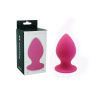 Розовый виброплаг с выносным пультом Anal Plug L - 9 см. купить в секс шопе