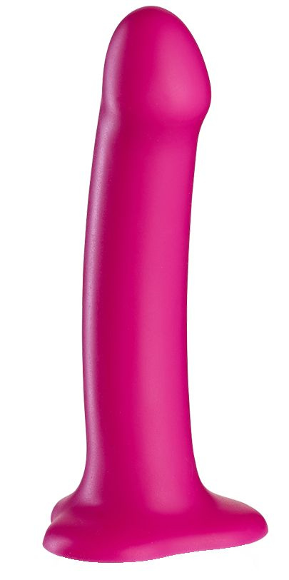 Розовый гладкий фаллоимитатор Magnum - 18,1 см. купить в секс шопе