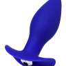 Синяя анальная вибровтулка Fancy - 10,7 см. купить в секс шопе