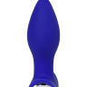 Синяя анальная вибровтулка Fancy - 10,7 см. купить в секс шопе