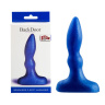 Синий анальный стимулятор Beginners p-spot massager - 11 см. купить в секс шопе