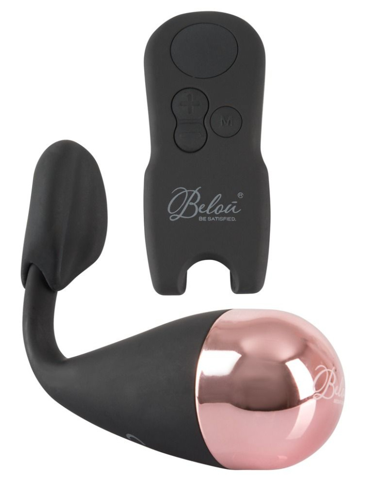Черный вибростимулятор Belou купить в секс шопе