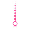 Розовая анальная цепочка Play Beads - 24,8 см. купить в секс шопе