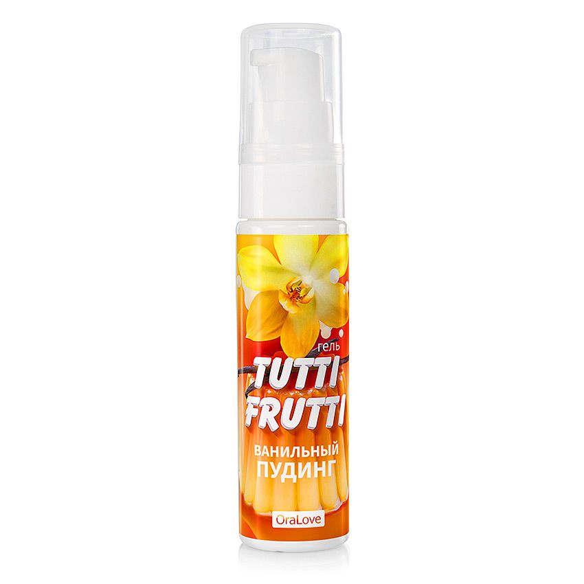 Интимный гель на водной основе Tutti-Frutti  Ванильный пудинг  - 30 гр. купить в секс шопе