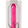 Розовый вибратор-реалистик без мошонки ABIA HIMEROS - 18 см. купить в секс шопе