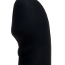 Черный силиконовый вибратор для точки G - 17 см. купить в секс шопе