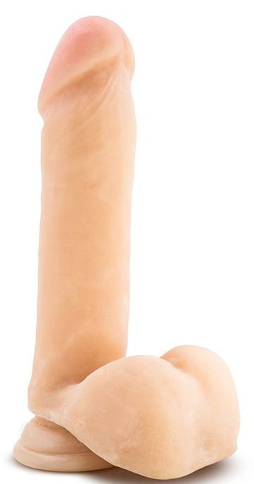 Телесный фаллоимитатор 8 Inch Sensa Feel Dildo - 20,3 см.  купить в секс шопе