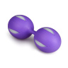 Фиолетовые вагинальные шарики Wiggle Duo купить в секс шопе