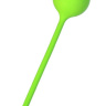 Зеленый силиконовый вагинальный шарик A-Toys с ушками купить в секс шопе