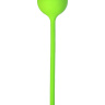 Зеленый силиконовый вагинальный шарик A-Toys с ушками купить в секс шопе