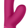 Розовый вибромассажер Kyra - 21,3 см. купить в секс шопе