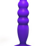 Фиолетовый анальный стимулятор Large Bubble Plug - 14,5 см. купить в секс шопе