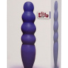 Фиолетовый анальный стимулятор Large Bubble Plug - 14,5 см. купить в секс шопе