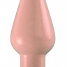 Телесный анальный стимулятор Bottom Line 6  Model 2 rubber flesh - 15,5 см. купить в секс шопе