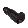 Чёрный фаллоимитатор-гигант DESPOT - 28 см. купить в секс шопе
