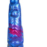 Фантазийный разноцветный фаллоимитатор на присоске - 21 см. купить в секс шопе
