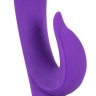 Фиолетовый вибратор с клиторальным отростком Pure Lilac Vibes - 21,8 см. купить в секс шопе