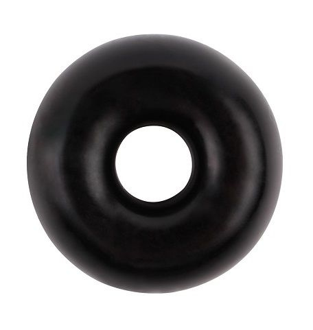 Черное эрекционное кольцо-бублик Fat O Cock Ring #2 купить в секс шопе