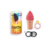 Малиновый мини-вибратор в форме мороженого Candice купить в секс шопе