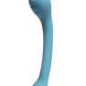 Голубой силиконовый стимулятор для точки G - 17 см. купить в секс шопе