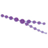Цепочка фиолетовых анальных шариков купить в секс шопе