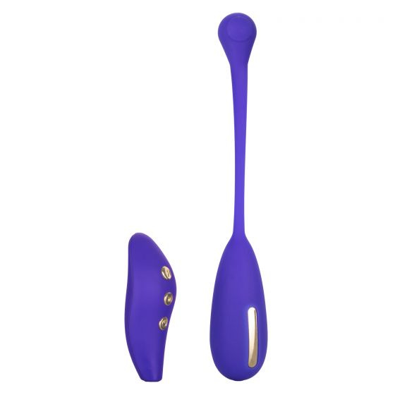 Фиолетовый шарик с электростимуляцией и вибрацией Intimate E-Stimulator Remote Kegel Exerciser купить в секс шопе