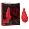 Красный клиторальный вибромассажер Red Hot Flicker купить в секс шопе