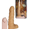 Реалистичный вибромассажёр со спиралевидным рельефом - 15,5 см. купить в секс шопе