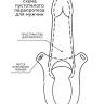 Телесный фаллопротез MEN STYLE с анальным стимулятором - 17,5 см. купить в секс шопе