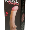 Фаллоимитатор REAL Standard на присоске - 15,5 см. купить в секс шопе