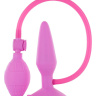 Розовый анальный расширитель LARGE INFLATABLE PLUG - 15 см. купить в секс шопе