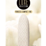 Молочный фактурный мини-вибратор Luxe Compact Vibe Princess - 10,8 см. купить в секс шопе